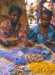 Bambara market girls 