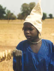 Bambara youth preparing for his comig of age ceremony