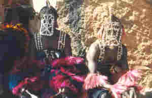 Fulani maiden masks