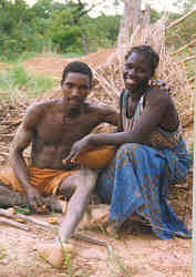 Young Malinke tribe couple