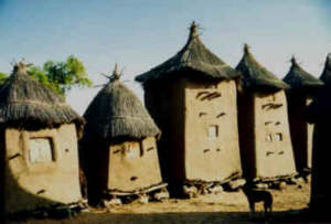 Dogon granaries for crop storage