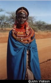 traditional dress of a Samburu woman